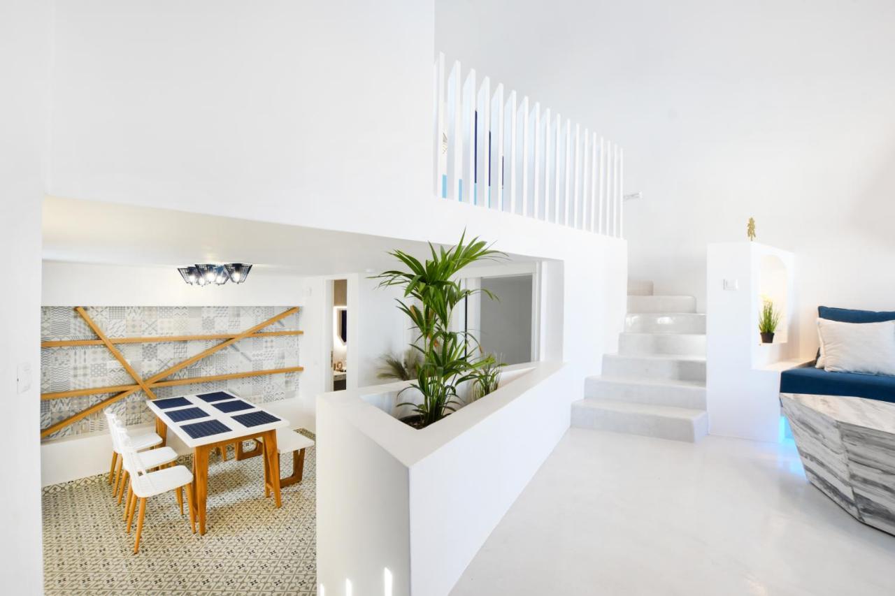Blue White Residence Monólithos Exterior foto