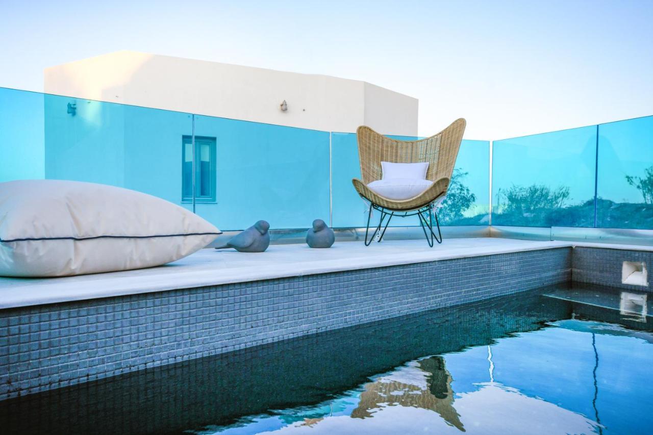 Blue White Residence Monólithos Exterior foto